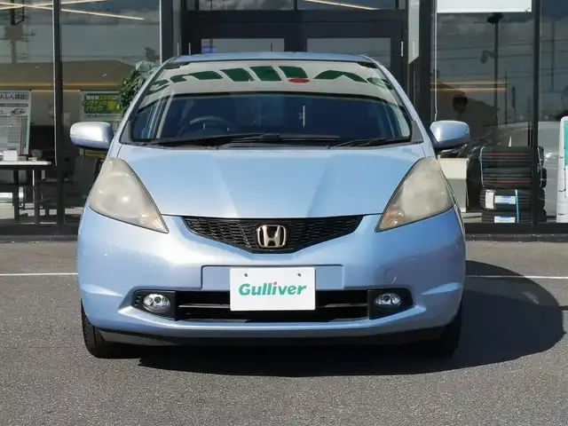 ホンダ フィット G 茨城県 2009(平21)年 17.4万km シャーベットブルーメタリック 純正オーディオ/【AM・FM・CD・MD】/ETC/ヘッドライトレベライザー/ハロゲンライト/チップアップシート/社外アルミホイール/Fフォグ