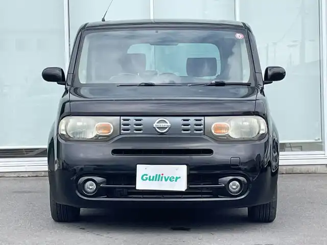 日産 キューブ 15X Vセレクション 神奈川県 2009(平21)年 11.5万km スーパーブラック 社外SDナビ /ETC /スマートキー　/プッシュスタート /純正フロアマット　/社外SIBILLA15インチホイール　/電動格納ミラー　/フォグライト　/ドアバイザー　/ハロゲンライト　/取扱説明書　/保証書　