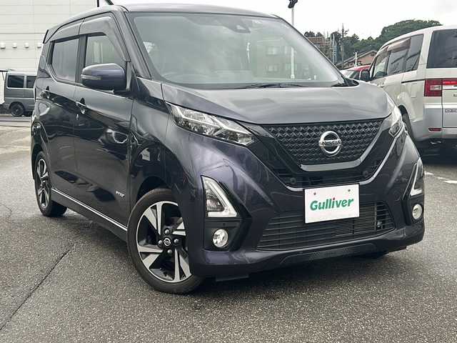 日産 デイズ HWS G ターボ プロパイロットED 石川県 2020(令2)年 3.6万km プレミアムパープルP /禁煙/ディーラー記録簿R3.4.5.6//純正9インチナビ/フルセグ/CD/DVD/SD/MSV/BT//全方位カメラ/純正ナビ連動ドラレコ/ETC//プロパイロット/エマブレ/LDW/LKA/前後ソナー//革巻きステア/ステアスイッチ//純正LEDオートライト/オートハイビーム/フォグ//電動パーキングブレーキ//純正15インチAW//純正フロアマット//純正ドアバイザー//新車時保証書//取扱説明書//ナビ取扱説明書//スペアスマートキー有