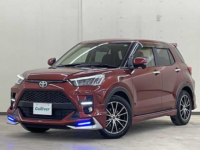 トヨタ ライズ Z 道央・札幌 2023(令5)年 2.2万km アカリマイカメタリック /4WD//純正ディスプレイオーディオ/(AM/FM/TV/BT/USB/Ipod/HDMI/Apple carplay/Android Auto)//スマートアシスト/・全車速追従機能付きクルーズコントロール/・アダプティブドライビングビーム/・レーンキープコントロール/・標識認識機能/・車線逸脱警報機能/・ふらつき警報/・先行車発進お知らせ機能/・ブラインドスポットモニター/・コーナーセンサー/・リヤクロストラフィックアラート//ウインカーミラー//モデリスタエアロ//前席シートヒーター//ドアロック連動ミラー//デジタルインナーミラー//トヨタ純正エンジンスターター//ステアリングスイッチ//前後ドライブレコーダー//フォグランプ//純正１７インチアルミ付きスタッドレスタイヤ積み込み