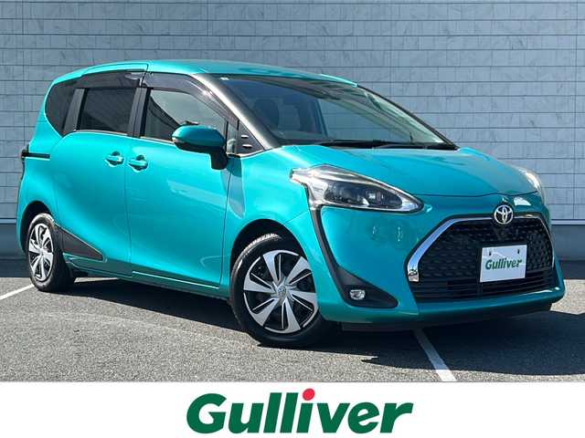 トヨタ シエンタ G クエロ 栃木県 2018(平30)年 6.6万km ラディアントグリーンM 純正ナビ/ＴＶ視聴可/Ｂｌｕｅｔｏｏｔｈ/フリップダウンモニター/ＥＴＣ/アラウンドビューモニター/ドライブレコーダー/両側パワースライドドア/ハーフレザーシート/三列シート/純正フロアマット/スペアキー/純正アルミホイール/コーナーセンサー/ABS/横滑り防止機能/レーンキープアシスト/盗難防止装置/LEDヘッドライト/オートライト