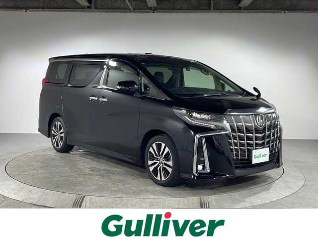 トヨタ アルファード S Cパッケージ 福岡県 2020(令2)年 3.1万km ブラック ワンオーナー/サンルーフ/純正メーカーナビ・フルセグTV・CD・DVD/　Bluetooth・Miracast/バックカメラ/純正フリップダウンモニター/両側パワースライドドア/純正デジタルインナーミラー/三眼LEDヘッドライト/前席シートヒーター・エアシート・パワーシート/ステアリングヒーター/パワーバックドア/レーダークルーズコントロール/LKA/PCS/スマートキー/クリアランスソナー/前後ドライブレコーダー/ETC/保証書/取扱説明書