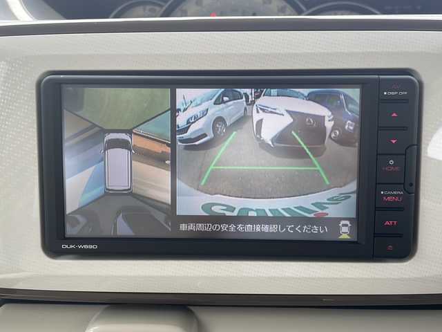 ダイハツ ムーヴ キャンバス G メイクアップ VS SAⅢ 鹿児島県 2021(令3)年 2.7万km パールホワイトⅢ/スムースグレーマイカメタリック 2トーン 純正ナビ/DUK-W69D/パワーウィンドウ/両側パワースライドドア/シートヒーター/衝突被害軽減システム/電動格納ミラー/オートライト/オートハイビーム/アイドリングストップ/プッシュスタートボタン/ETC