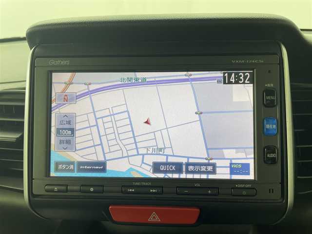 ホンダ Ｎ ＢＯＸ G Lパッケージ 群馬県 2017(平29)年 5.4万km プレミアムホワイトパールⅡ 純正７インチナビ　両側スライドドア　バックカメラ　ビルトインＥＴＣ　横滑り防止　ヘッドライトレベライザー　ステアリングスイッチ　純正フロアマット　スマートキー　プッシュスタート　禁煙車