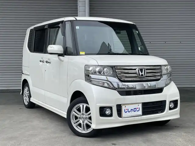 ホンダ Ｎ ＢＯＸ カスタム G Lパッケージ 茨城県 2012(平24)年 8万km プレミアムホワイトパール (株)IDOMが運営する【じしゃロン水戸店】の自社ローン専用車両になりますこちらは現金またはオートローンご利用時の価格です。自社ローンご希望の方は別途その旨お申付け下さい/社外SDナビ/バックカメラ/ETC/フルセグTV/両側スライドドア/片側パワースライドドア