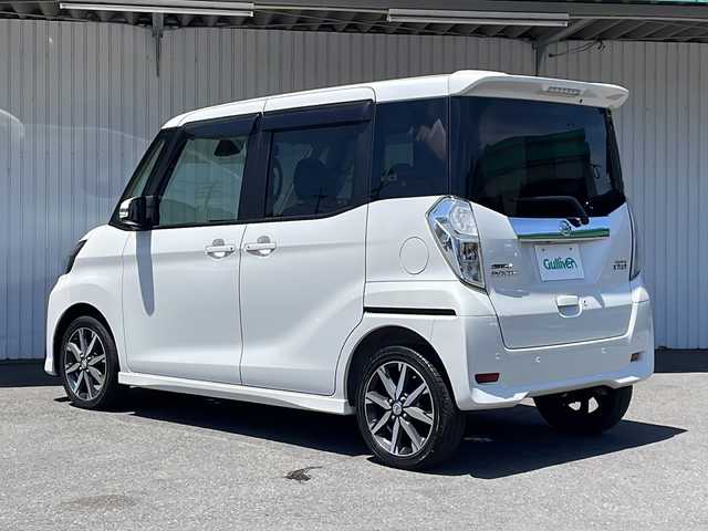 日産 デイズ ルークス ハイウェイスター Gターボ 長野県 2019(令1)年 4.5万km ホワイトパール ターボ/エマージェンシーブレーキ/純正メモリナビフルセグTV/アラウンドビューモニター/両側パワースライドドア/前後コーナーセンサー /純正１５インチアルミ/アイドリングストップ/レーンキープアシスト/オートハイビーム