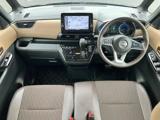 日産 ルークス HWS Gターボ プロパイロットED 静岡県 2021(令3)年 3万km パープル 純正9インチナビ(CD/DVD/BT/フルセグ)/MM320D-L/全方位カメラ/ターボ/プロパイロット/レーダークルーズコントロール/ETC/ドライブレコーダー/スマートキー/ベンチシート/ハーフレザーシート/純正フロアマット/両側パワースライドドア/純正アルミホイール/ABS/横滑り防止装置/コーナーセンサー前後/レーンキープアシスト/オートライト/LEDヘッドライト/W+サイドエアバッグ/衝突軽減システム/エンジンスタートボタン/パワーステアリング/パワーウィンドウ/アイドリングストップ