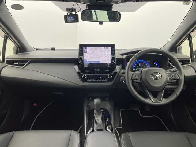 トヨタ カローラ ハイブリット ダブルバイビー 群馬県 2021(令3)年 0.3万km ホワイトパールクリスタルシャイン 純正８型ナビ　バックカメラ　ＢＳＭ　ビルトインＥＴＣ２．０　前後ドラレコ　ハーフレザーシート　シートヒーター　衝突被害軽減ブレーキ　レーンアシスト　アダプティブクルーズコントロール　LEDライト　禁煙