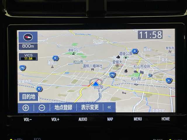 トヨタ プリウス Sツーリングセレクション 愛媛県 2019(平31)年 6.5万km ブルーM ９型ナビ/フルセグ／Ｂｌｕｅｔｏｏｔｈ／ＣＤ／ＤＶＤ/ＥＴＣ/前後ドライブレコーダー/クルーズコントロール/合皮シート/ＤＮ席シートヒーター/前後コーナーセンサー/レーンキープアシスト/LEDヘッドライト/オートマチックハイビーム/レーンキープアシスト