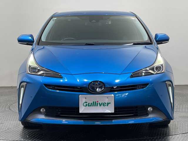トヨタ プリウス Sツーリングセレクション 愛媛県 2019(平31)年 6.5万km ブルーM ９型ナビ/フルセグ／Ｂｌｕｅｔｏｏｔｈ／ＣＤ／ＤＶＤ/ＥＴＣ/前後ドライブレコーダー/クルーズコントロール/合皮シート/ＤＮ席シートヒーター/前後コーナーセンサー/レーンキープアシスト/LEDヘッドライト/オートマチックハイビーム/レーンキープアシスト