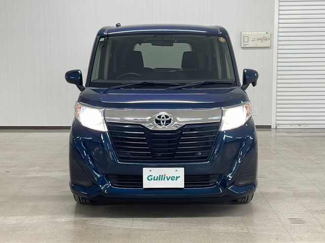 トヨタ ルーミー X 熊本県 2018(平30)年 4.1万km レーザーブルークリスタルシャイン 純正ＳＤナビ（ＣＤ/ＢＴ/ラジオ/ワンセグ）/バックカメラ/ＥＴＣ/片側パワースライドドア/横滑り防止装置/プッシュスタート/スマートキー/スタットレスタイヤ積載有/社外フロアマット