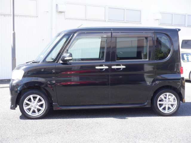 ダイハツ タント G 静岡県 2012(平24)年 12万km ブラックマイカメタリック  Clarion SDナビ(NX311)/ スマートキー/ 助手席側パワースライドドア/ ヘッドライトレベライザー/ 純正14インチアルミ/ ETC/ フォグランプ/ 純正フロアマット/ ドアバイザー