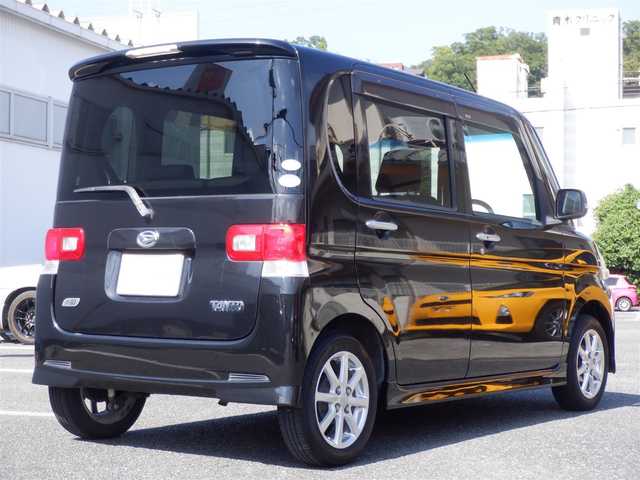 ダイハツ タント G 静岡県 2012(平24)年 12万km ブラックマイカメタリック  Clarion SDナビ(NX311)/ スマートキー/ 助手席側パワースライドドア/ ヘッドライトレベライザー/ 純正14インチアルミ/ ETC/ フォグランプ/ 純正フロアマット/ ドアバイザー