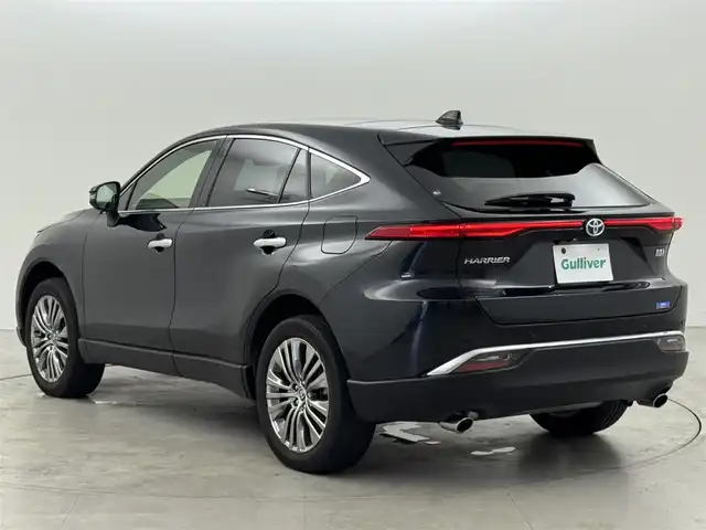 トヨタ ハリアー ハイブリッド Z レザーパッケージ 福岡県 2020(令2)年 4.5万km プレシャスブラックパール 調光パノラマルーフ　/純正１２．３型ナビ、フルセグTV　/全方位カメラ　/ＪＢＬサウンド　/デジタルルームミラー型ドラレコ　/ビルトインETC　/トヨタセーフティセンス　/レーダークルーズコントロール　/コーナーセンサー　/衝突軽減ブレーキ　/レーンキープ　/ブラインドスポットモニター　/ＰＫＳＢ　/ステアリングヒーター　/パワーシート　/シートベンチレーション／ヒーター　/パワーバックドア　/純正１９インチアルミホイール　/ＬＥＤヘッドライト