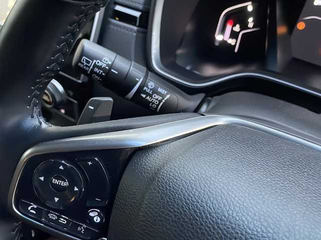 ホンダ ＣＲ－Ｖ EX 福島県 2021(令3)年 1.7万km プレミアムクリスタルレッドM ナビ　ハーフレザー　前後席ＵＳＢ　ステアリングヒーター　レーンキープ　パドルシフト　シートヒーター　運転席８ウェイパワーシート　シートメモリー　電子制御Ｐブレーキ　純正エンスタ　ＥＴＣ　ＢＳＭ　ターボ　積み込み純正AW付ノーマルタイヤ