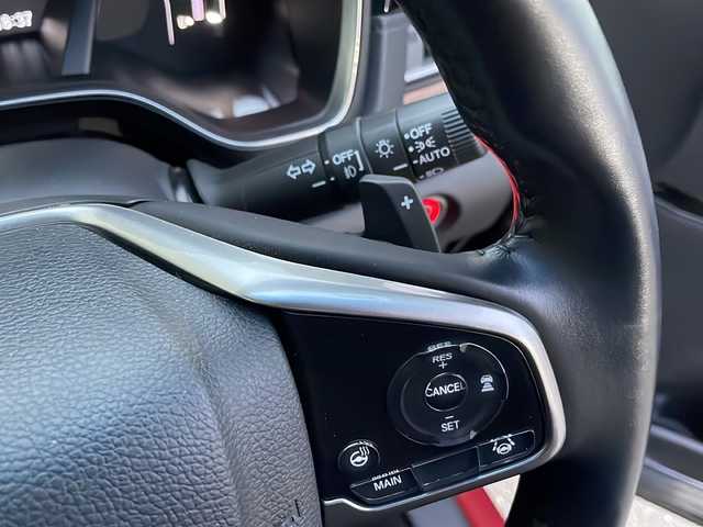 ホンダ ＣＲ－Ｖ EX 福島県 2021(令3)年 1.7万km プレミアムクリスタルレッドM ナビ　ハーフレザー　前後席ＵＳＢ　ステアリングヒーター　レーンキープ　パドルシフト　シートヒーター　運転席８ウェイパワーシート　シートメモリー　電子制御Ｐブレーキ　純正エンスタ　ＥＴＣ　ＢＳＭ　ターボ　積み込み純正AW付ノーマルタイヤ