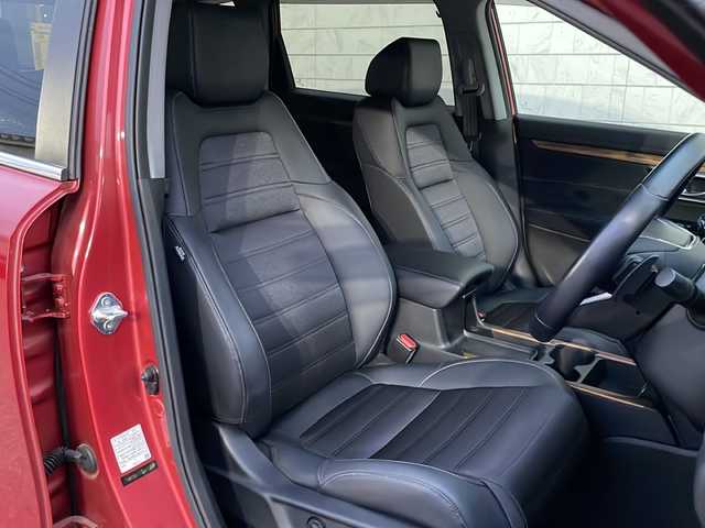 ホンダ ＣＲ－Ｖ EX 福島県 2021(令3)年 1.7万km プレミアムクリスタルレッドM ナビ　ハーフレザー　前後席ＵＳＢ　ステアリングヒーター　レーンキープ　パドルシフト　シートヒーター　運転席８ウェイパワーシート　シートメモリー　電子制御Ｐブレーキ　純正エンスタ　ＥＴＣ　ＢＳＭ　ターボ　積み込み純正AW付ノーマルタイヤ