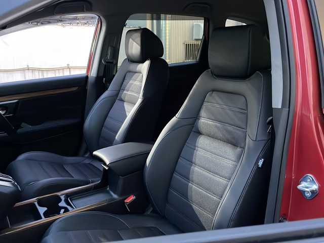 ホンダ ＣＲ－Ｖ EX 福島県 2021(令3)年 1.7万km プレミアムクリスタルレッドM ナビ　ハーフレザー　前後席ＵＳＢ　ステアリングヒーター　レーンキープ　パドルシフト　シートヒーター　運転席８ウェイパワーシート　シートメモリー　電子制御Ｐブレーキ　純正エンスタ　ＥＴＣ　ＢＳＭ　ターボ　積み込み純正AW付ノーマルタイヤ