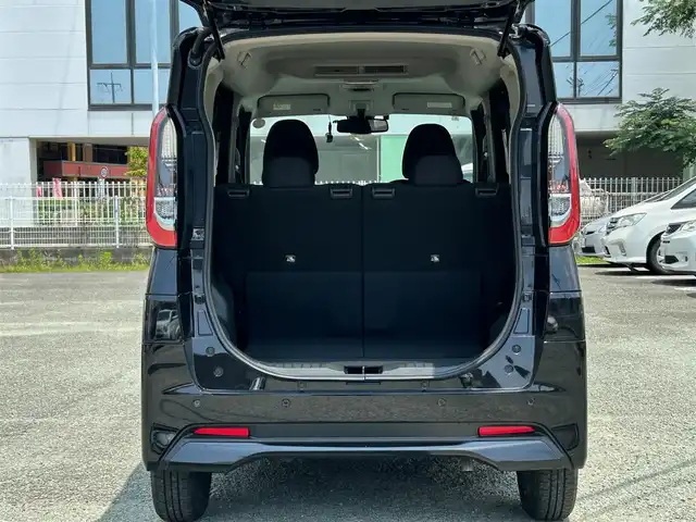日産 ルークス ハイウェイスター X 熊本県 2021(令3)年 4.3万km ブラック 衝突軽減ブレーキ/プッシュスタート/純正ナビ/（CD・DVD・フルセグTV・BTオーディオ・SD）/アラウンドビューモニター/ETC/ドライブレコーダー/純正14インチAW/片側パワースライドドア/LEDヘッドライト/オートライト/LEDフォグライト/前後コーナーセンサー/横滑り防止装置/ウィンカーミラー/純正フロアマット/純正ドアバイザー