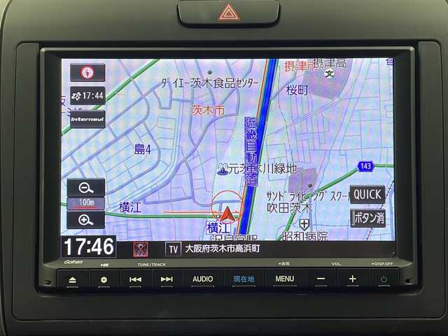ホンダ フリード ハイブリット クロスター 大阪府 2022(令4)年 6.9万km クリスタルブラックパール 純正ナビ（ＢＴ，フルセグＴＶ）　/バックカメラ　/ＥＴＣ　/前後ドライブレコーダー　/アダプティブクルーズコントロール　/ホンダセンシング　/衝突被害軽減ブレーキ　/レーンキープ　/先行車発進お知らせ　/両側電動スライドドア　/ハーフレザーシート　/シートヒーター　/フロントガラス熱線スイッチ　/純正１５インチＡＷ