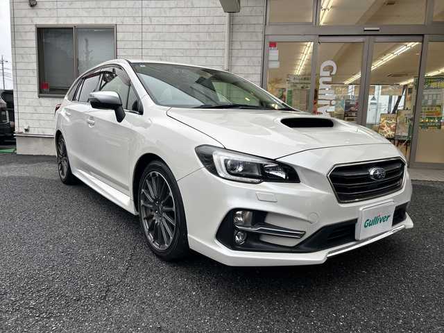 スバル レヴォーグ 1．6STIスポーツアイサイト 埼玉県 2016(平28)年 8.7万km クリスタルホワイトP 純正ナビ　/フルセグ/DVD/CD/BT/USB/SD/FM/AM/バックカメラ　　/サイドカメラ　/前後ドライブレコーダー/オートライト/ＥＴＣ　/前席シートヒーター　/前席パワーシート　/運転席メモリーシート　/ＢＳＭ　/ＡＣＣ　/衝突軽減システム　/スマートキー２本/横滑り防止/アイドリングストップ/ステアリングスイッチ/パドルシフト/レーンキープアシスト　/保証書　/取扱説明書