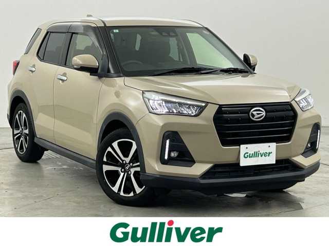 ダイハツ ロッキー G 福岡県 2021(令3)年 4.9万km ナチュラルベージュマイカM 社外ナビ　/バックカメラ　/ＥＴＣ　/アダプティブクルーズコントロール　/コーナーセンサー　/衝突被害軽減　/レーンキープ　/踏み間違い防止　/先行車発進お知らせ　/ＭＴモード付き　/シートヒーター　/純正１７インチＡＷ