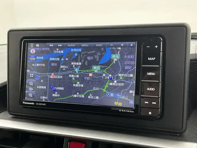 ダイハツ ロッキー G 福岡県 2021(令3)年 4.9万km ナチュラルベージュマイカM 社外ナビ　/バックカメラ　/ＥＴＣ　/アダプティブクルーズコントロール　/コーナーセンサー　/衝突被害軽減　/レーンキープ　/踏み間違い防止　/先行車発進お知らせ　/ＭＴモード付き　/シートヒーター　/純正１７インチＡＷ