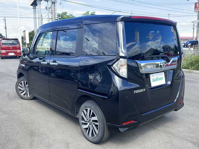 トヨタ ルーミー カスタムG 山口県 2022(令4)年 3.2万km ブラックマイカメタリック 両側パワースライドドア　/全方位カメラ　/クリアランスソナー　/オートクルーズコントロール　/デジタルインナーミラー/ＬＥＤヘッドライト　/オートライト　/メーカーディスプレイオーディオ　/フルセグテレビ　/純正フロアマット/ドライブレコーダー/ETC　