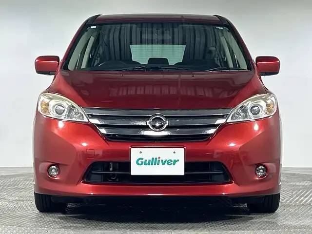 日産 ラフェスタ ハイウェイスターG 神奈川県 2016(平28)年 5.3万km 赤 純正7型SDナビゲーション【MM316D-A】/・BT/フルセグTV/CD/DVD/SD/バックカメラ/純正フリップダウンモニター/MTモード/両側電動スライドドア/アイドリングストップ機能/スマートキー/革巻きステアリング/ステアリングスイッチ/Autoライト/HIDヘッドライト/フォグランプ/シートリフター/トノカバー/電動格納ミラー/ウィンカーミラー/純正フロアマット/純正ドアバイザー/純正15インチアルミホイール