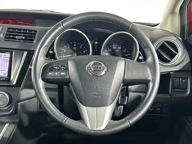 日産 ラフェスタ ハイウェイスターG 神奈川県 2016(平28)年 5.3万km 赤 純正7型SDナビゲーション【MM316D-A】/・BT/フルセグTV/CD/DVD/SD/バックカメラ/純正フリップダウンモニター/MTモード/両側電動スライドドア/アイドリングストップ機能/スマートキー/革巻きステアリング/ステアリングスイッチ/Autoライト/HIDヘッドライト/フォグランプ/シートリフター/トノカバー/電動格納ミラー/ウィンカーミラー/純正フロアマット/純正ドアバイザー/純正15インチアルミホイール