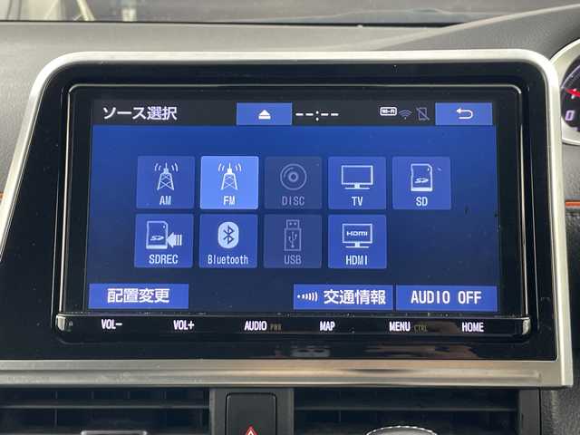 トヨタ シエンタ G クエロ 愛知県 2019(令1)年 5.5万km ブラックマイカ 禁煙車/純正９インチナビ/（CD/DVD/Bluetooth/フルセグTV/HDMI/USB)/全方位カメラ/トヨタセフティセンス/・プリクラッシュセーフティ/・レーンキープアシスト/・オートマチックハイビーム/・誤発進抑制機能/ETC/ドライブレコーダー/両側パワースライドドア/LEDヘッドライト/フロントフォグライト/オートライト/純正フロアマット/スマートキー/スペアキー有/プッシュスタート/横滑り防止装置