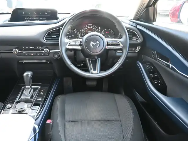 マツダ ＣＸ－３０ 20S プロアクティブツーリングセレ 千葉県 2020(令2)年 4万km ソウルレッドクリスタルM i-ACTIVSENSE/・スマートブレーキサポート/・レーンキープ・アシスト・システム/・ブラインドスポットモニタリング/アクティブ・ドライビング・ディスプレイ/運転席パワーシート/前席シートヒーター/純正SDナビ/地デジTV/【DVD/CD再生機能　Bluetooth接続】/【Apple CarPlay　Android Auto対応】/バックカメラ/革巻きステアリング/ステアリングヒーター/ステアリングスイッチ/LEDヘッドライト/ウインカーミラー/コーナーセンサー/純正18インチアルミホイル/サイド/カーテンエアバッグ/アドバンストキーレスエントリー