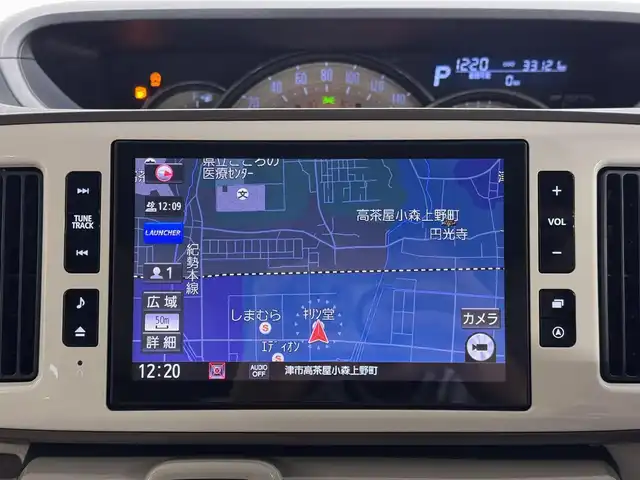 ダイハツ ムーヴ キャンバス G メイクアップ リミテッド　SAⅢ 三重県 2019(平31)年 3.4万km パールホワイトⅢ ガソリン/FF/インパネCVT/純正 8インチナビ NSZN-X69D/（TV/CD/DVD/iPod/MEMORY MUSIC/SD/Bluetooth/FM/AM/USB/HDMI/ドラレコ）/パノラマモニター/両側パワースライドドア/ドライブレコーダー 前方（ナビ連動）/ETC2.0/衝突回避支援システム スマートアシスト3/・衝突警報機能（対車両・対歩行者）/・衝突回避支援ブレーキ機能（対車両・対歩行者）/・誤発進抑制制御機能（前方・後方）/・車線逸脱警報機能/・オートハイビーム機能/など/装備/・オートエアコン/・オートライト/・LEDヘッドランプ（AFS・オートレベリング機能・LEDクリアランスランプ付）/・LEDフロントフォグランプ/・ステアリングスイッチ/・プッシュスタート/・助手席大型シートアンダートレイ/・純正ホイールキャップ＋14インチスチールホイール/・スマートキーx2/・保/取/ナビ取/など