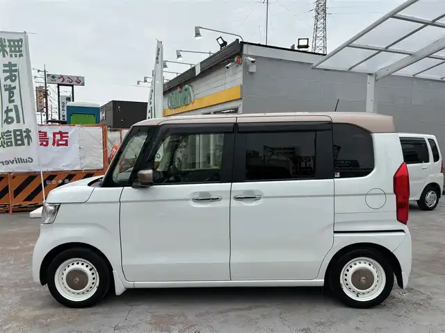 ホンダ Ｎ ＢＯＸ 京都府 2018(平30)年 3万km パールⅡ  ワンオーナー/ ホンダセンシング/ 両側パワースライドドア/ ホンダスマートキー　スマートキースペアあり/ エンジンプッシュスタート/ ギャザーズナビ　フルセグTV/ バックカメラ/ BTオーディオ/ SD REC/ USBポート/ ビルトインETC/ 保証書　取説あり