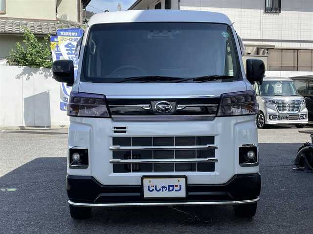 ダイハツ アトレー バン RS 滋賀県 2022(令4)年 1.2万km シャイニングホワイトパール ワンオーナー/メモリナビ/フルセグテレビ/バックカメラ/アイドリングストップ/前車追従クルーズコントロール/レーンキープコントロール/プッシュスタート/両側パワースライドドア/ETC/LED/ローダウン/社外マフラー(純正マフラー有）/社外ヘッドライトカバー/デジタルリアビューミラー/D席シートヒーター/遠隔エンジンスターター/ドアバイザー
