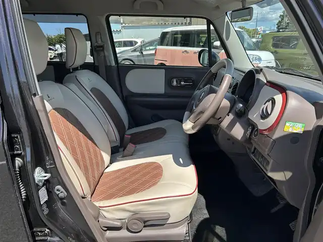 スズキ ラパン ショコラ G 鳥取県 2014(平26)年 5.5万km アーバンブラウンパールメタリック 純正CDオーディオ/キセノンライト/オートライト/ショコラ専用レザーシート/ショコラ専用革巻きハンドル/純正14インチホワイトアルミホイール/プッシュエンジンスタート/アイドリングストップ/電動格納ミラー/社外フロアマット/ドアバイザー/スマートキー