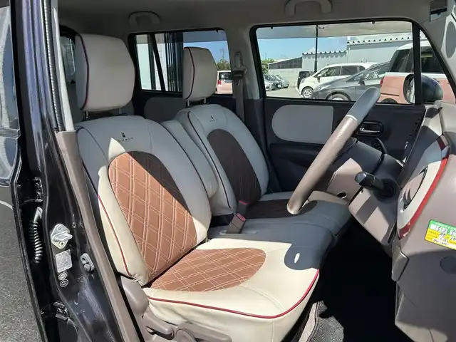 スズキ ラパン ショコラ G 鳥取県 2014(平26)年 5.5万km アーバンブラウンパールメタリック 純正CDオーディオ/キセノンライト/オートライト/ショコラ専用レザーシート/ショコラ専用革巻きハンドル/純正14インチホワイトアルミホイール/プッシュエンジンスタート/アイドリングストップ/電動格納ミラー/社外フロアマット/ドアバイザー/スマートキー