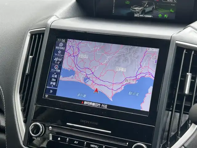 スバル フォレスター プレミアム 静岡県 2020(令2)年 1.5万km ジャスパーグリーンM 純正8インチナビ/（Bluetooth/SD/CD/DVD/USB/AUX）/フルセグTV/ETC2.0/ドライブレコーダー/オートライト/オートハイビーム/パワーシート/メモリーシート/デジタルインナーミラー/LEDヘッドライト/追従クルーズコントロール/純正18AW