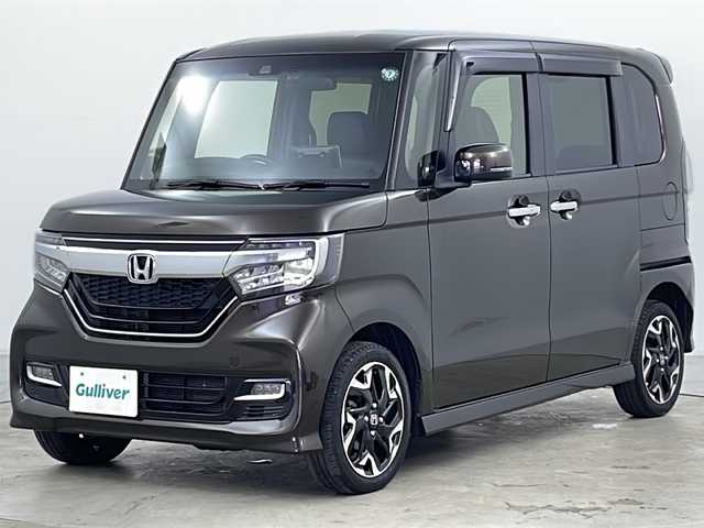 ホンダ Ｎ ＢＯＸ カスタム G L ターボ ホンダセンシング 道央・札幌 2020(令2)年 3.6万km プレミアムグラマラスブロンズP ・ワンオーナー /・4WD/・社外ディスプレイオーディオ/　(BT/USB)/・バックカメラ/・両側パワースライドドア /・HondaSENSING/　衝突軽減ブレーキ/　誤発進抑制(前後)/　アダプディブクルーズコンントロール/　先行車発進お知らせ/　車線逸脱抑制/　標識認識/　車線維持支援/　オードハイビーム/・オートライト/・LEDヘッドライト/・フォグランプ/・純正エンジンスターター /・純正ドライブレコーダー/・ビルトインETC/・前席シートヒーター /・パドルシフト/・純正フロアマット/・ドアバイザー/・純正15インチアルミホイール/・スペアキー/・積込タイヤ/・取扱説明書/・保証書