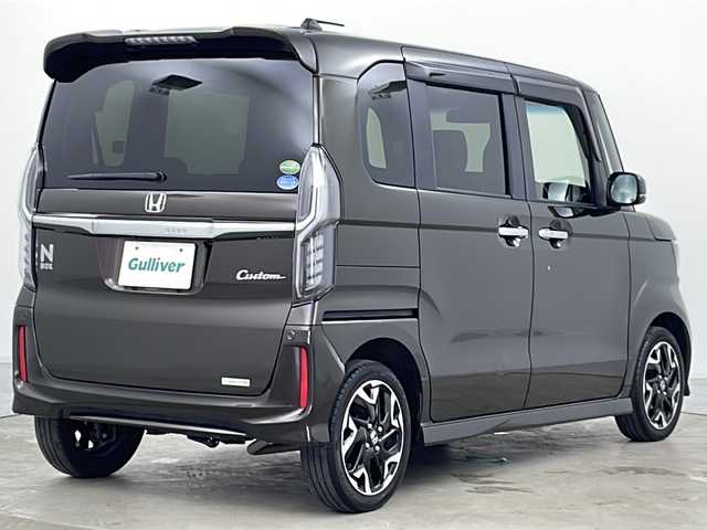 ホンダ Ｎ ＢＯＸ カスタム G L ターボ ホンダセンシング 道央・札幌 2020(令2)年 3.6万km プレミアムグラマラスブロンズP ・ワンオーナー /・4WD/・社外ディスプレイオーディオ/　(BT/USB)/・バックカメラ/・両側パワースライドドア /・HondaSENSING/　衝突軽減ブレーキ/　誤発進抑制(前後)/　アダプディブクルーズコンントロール/　先行車発進お知らせ/　車線逸脱抑制/　標識認識/　車線維持支援/　オードハイビーム/・オートライト/・LEDヘッドライト/・フォグランプ/・純正エンジンスターター /・純正ドライブレコーダー/・ビルトインETC/・前席シートヒーター /・パドルシフト/・純正フロアマット/・ドアバイザー/・純正15インチアルミホイール/・スペアキー/・積込タイヤ/・取扱説明書/・保証書