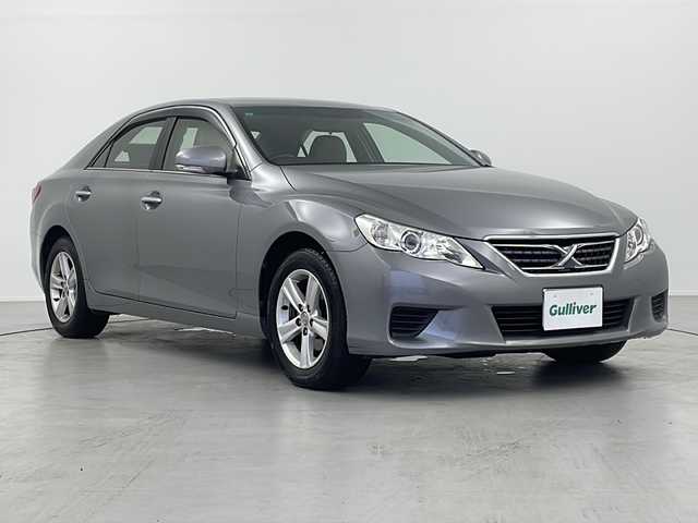 トヨタ マークＸ 250G Four 岐阜県 2011(平23)年 3.6万km アイスチタニウムマイカメタリック 4WD/純正7インチHDDナビ/　(AM/FM/CD/DVD/フルセグTV)/バックカメラ/オートライト/オートエアコン/電動格納ミラー/ステアリングスイッチ/キセノンライト/MTモード付AT/ETC/オールオートパワーウィンドウ/純正アルミホイール/純正フロアマット/純正ドアバイザー/アルミホイール付スタッドレスタイヤ積込あり