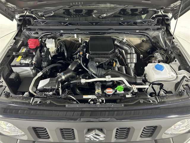 スズキ ジムニー XC 佐賀県 2025(令7)年 0.1万km未満 ブルーイッシュブラックパール3 スズキセーフティサポート/衝突軽減システム/車線逸脱防止/横滑り防止/クリアランスソナー/クルーズコントロール/ヘッドライトウォッシャー/LEDヘッドライト/オートマチックハイビーム/前席シートヒーター/ダウンヒルアシスト/ヒーテッドミラー/電動格納ミラー/スマートキー/スペアキー/プッシュスタート/純正フロアマット/純正16インチアルミホイール/ウィンカーミラー