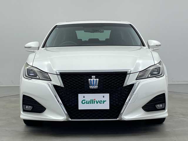 トヨタ クラウン ハイブリッド アスリートS 新潟県 2015(平27)年 13.3万km ホワイトパールクリスタルシャイン サンルーフ/純正メモリナビ/　フルセグTV/Bluetooth/CD/DVD/USB/クルーズコントロール/前席パワーシート/前席シートヒーター/ドライブレコーダー/バックモニター/ビルトインETC/横滑り防止装置/ステアリングヒーター/レザーステアリング/ステアリングスイッチ