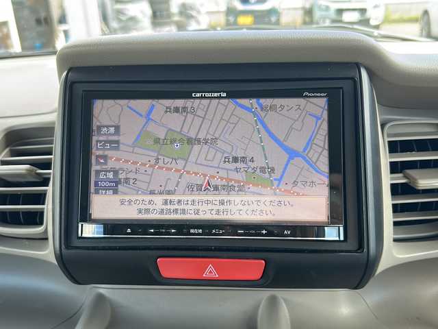 ホンダ Ｎ ＢＯＸ G 佐賀県 2013(平25)年 11.2万km プレミアムホワイトパール 純正ナビ(AVIC-MRZ99)/Bluetooth/CD/DVD/ワンセグテレビ/オートエアコン/プッシュスタート/ETC/両側スライドドア/チップアップシート/アイドリングストップ/電格ミラー/横滑り防止装置/電格ミラー/ソケット/スマートキー/保証書/取扱説明書/記録簿R4/2H30/28