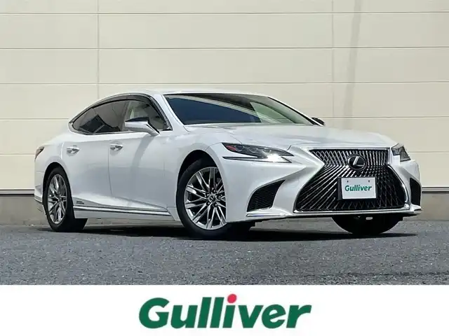 レクサス ＬＳ 500h バージョンL 茨城県 2018(平30)年 7.2万km ソニッククォーツ 純正メーカーナビ/フルセグTV/全方位カメラ/デジタルインナーミラー/コーナーセンサー前後/ドライブレコーダー/シートヒーター/レザーシート/エアーシート/電動リアゲート/HUD/BSM/ビルトインETC