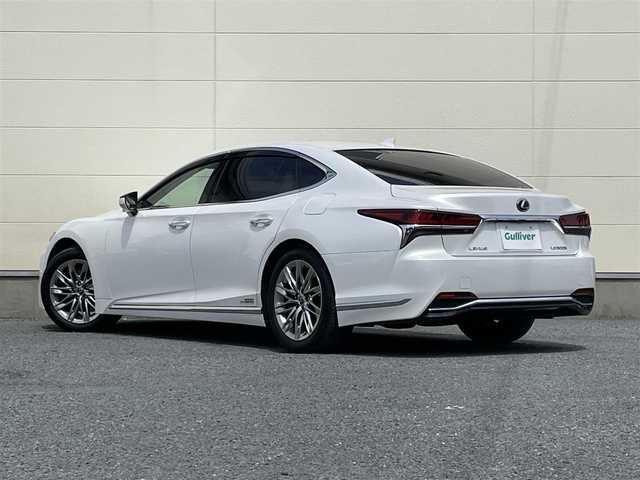 レクサス ＬＳ 500h バージョンL 茨城県 2018(平30)年 7.2万km ソニッククォーツ 純正メーカーナビ/フルセグTV/全方位カメラ/デジタルインナーミラー/コーナーセンサー前後/ドライブレコーダー/シートヒーター/レザーシート/エアーシート/電動リアゲート/HUD/BSM/ビルトインETC