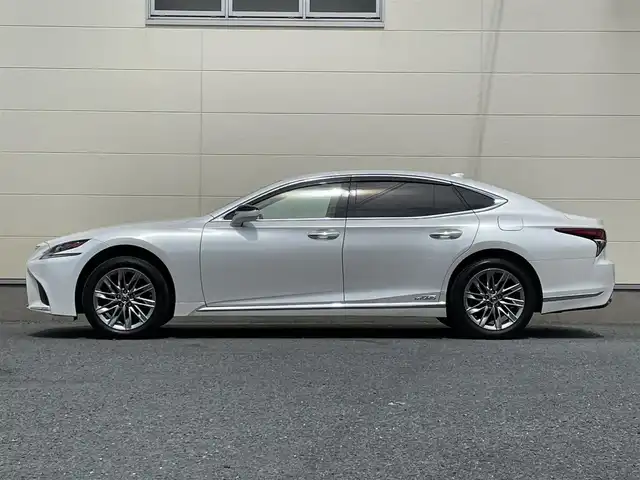 レクサス ＬＳ 500h バージョンL 茨城県 2018(平30)年 7.2万km ソニッククォーツ 純正メーカーナビ/フルセグTV/全方位カメラ/デジタルインナーミラー/コーナーセンサー前後/ドライブレコーダー/シートヒーター/レザーシート/エアーシート/電動リアゲート/HUD/BSM/ビルトインETC