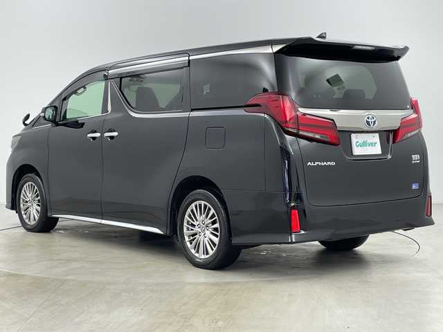 トヨタ アルファードハイブリット S タイプゴールドⅡ 道央・札幌 2022(令4)年 3.6万km ブラック ・4WD/・純正ナビ&CD&DVD&BT&TV&Miracast/・バックカメラ/・両側パワースライドドア/・パワーバックドア/・純正フリップダウンモニター/・トヨタセーフティセンス/・レーダークルーズコントロール/・クリアランスソナー/・ビルトインETC2.0/・衝突軽減ブレーキ/・ハーフレザーシート/・AC100V/・LEDヘッドライト/・オートハイビーム/・オートライト/・スマートキー/・純正17インチAW