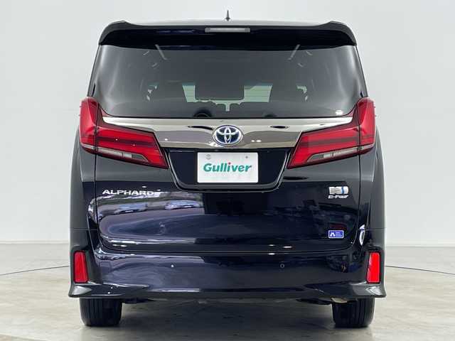 トヨタ アルファードハイブリット S タイプゴールドⅡ 道央・札幌 2022(令4)年 3.6万km ブラック ・4WD/・純正ナビ&CD&DVD&BT&TV&Miracast/・バックカメラ/・両側パワースライドドア/・パワーバックドア/・純正フリップダウンモニター/・トヨタセーフティセンス/・レーダークルーズコントロール/・クリアランスソナー/・ビルトインETC2.0/・衝突軽減ブレーキ/・ハーフレザーシート/・AC100V/・LEDヘッドライト/・オートハイビーム/・オートライト/・スマートキー/・純正17インチAW