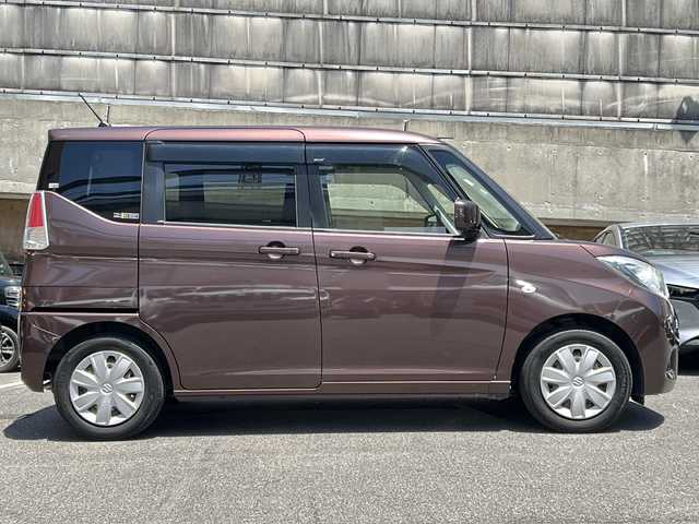 スズキ ソリオ G 愛知県 2017(平29)年 3.9万km クラッシーブラウンM 社外ナビ/フルセグTV CD DVD SD Bluetooth/左側パワースライドドア/運転席シートヒーター/アームレスト/スマートキー/プッシュスタート/純正フロアマット/純正ドアバイザー/ISOFIX/電動格納ミラー/保証書/取扱説明書